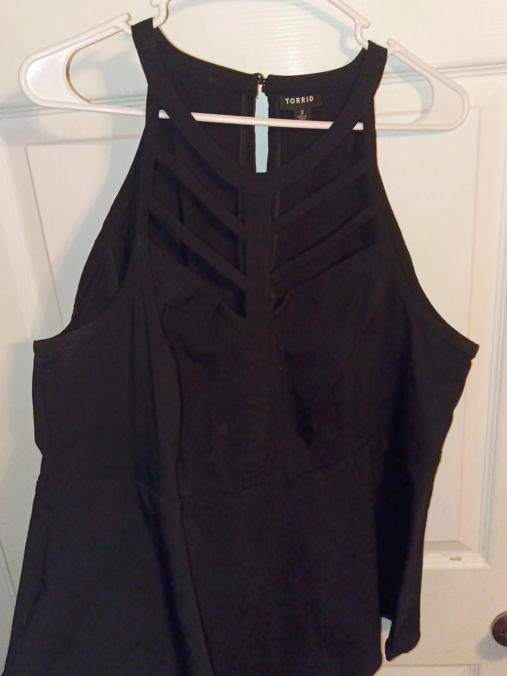 torrid Black High-Neck Strappy Tank